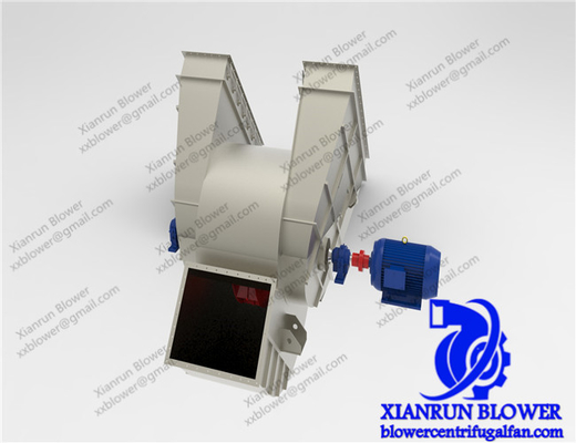 Wentylator odśrodkowy 90-3500 mm z podwójnym wlotem Model F do produkcji cementu