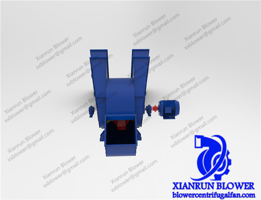 Wysokociśnieniowy wentylator odśrodkowy z podwójnym wlotem Średnica wirnika 380 mm-3200 mm