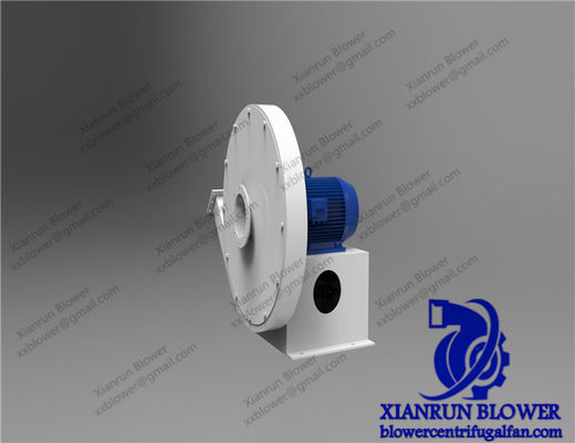 Przemysłowy wentylator odśrodkowy promieniowy oferujący szeroki zakres ciśnień i wysoki przepływ powietrza do systemów cementowych, chemicznych i chłodniczych