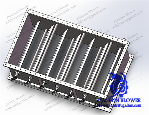 Wysokiego ciśnienia Centrifugal Fan Accessories Air Blower Damper For Second Stage Impeller Wheel