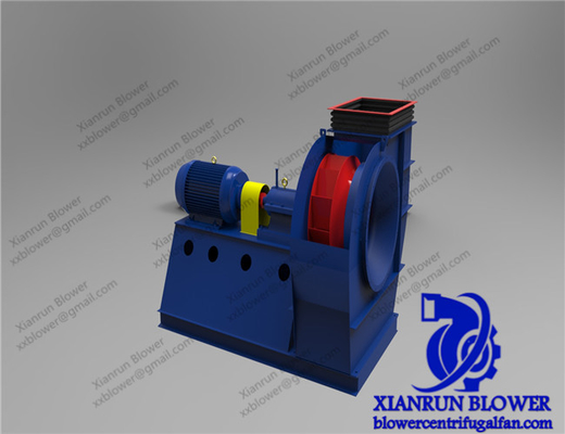 Wentylator odśrodkowy z wymuszonym ciągiem chłodzącym 5KW - Moc 350KW