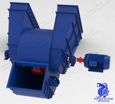 5 - 350KW Niestandardowa przemysłowa dmuchawa wentylatora 220V 660V do zbierania kurzu