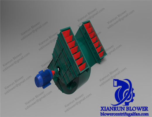 Wentylator odśrodkowy 90-3500 mm z podwójnym wlotem Model F do produkcji cementu