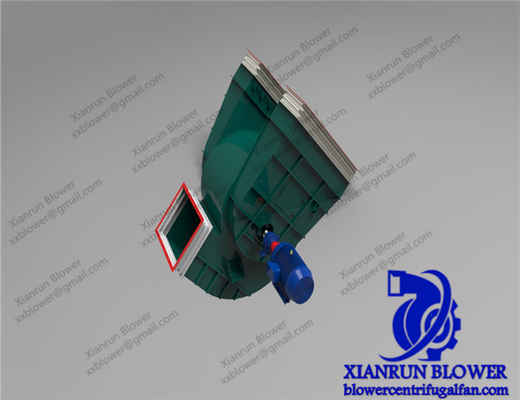 Model F Wentylator promieniowy wentylator promieniowy z podwójnym wlotem i silnikiem napędowym o zmiennej częstotliwości