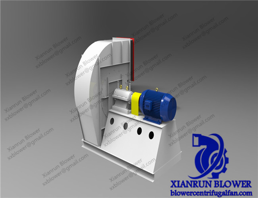 Wysokotemperaturowy wentylator odśrodkowy indukcyjny o mocy 350 kW do kotłów parowych
