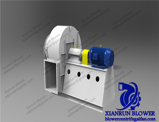 Wysokotemperaturowy wentylator odśrodkowy indukcyjny o mocy 350 kW do kotłów parowych