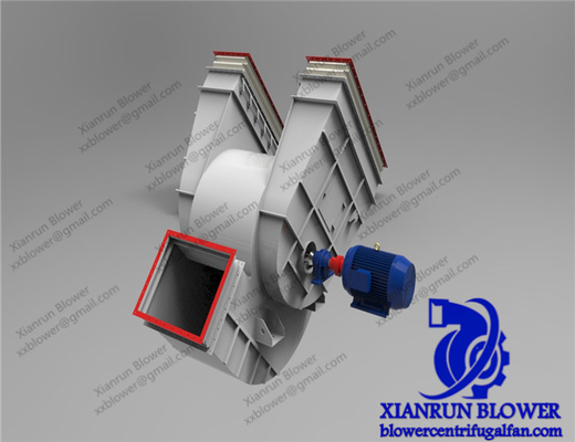 Wentylator odśrodkowy z podwójnym wlotem o niskim poziomie hałasu, zakrzywiony do przodu 5KW-350KW